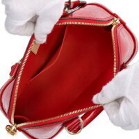 Louis Vuitton Alma Vernis Cerise Red - Picture 4 of 6